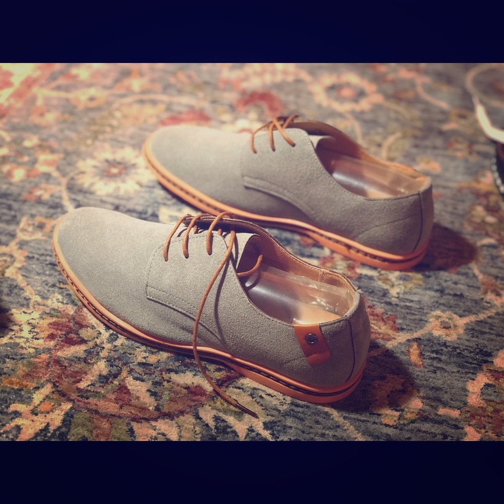 Men’s suede loafers